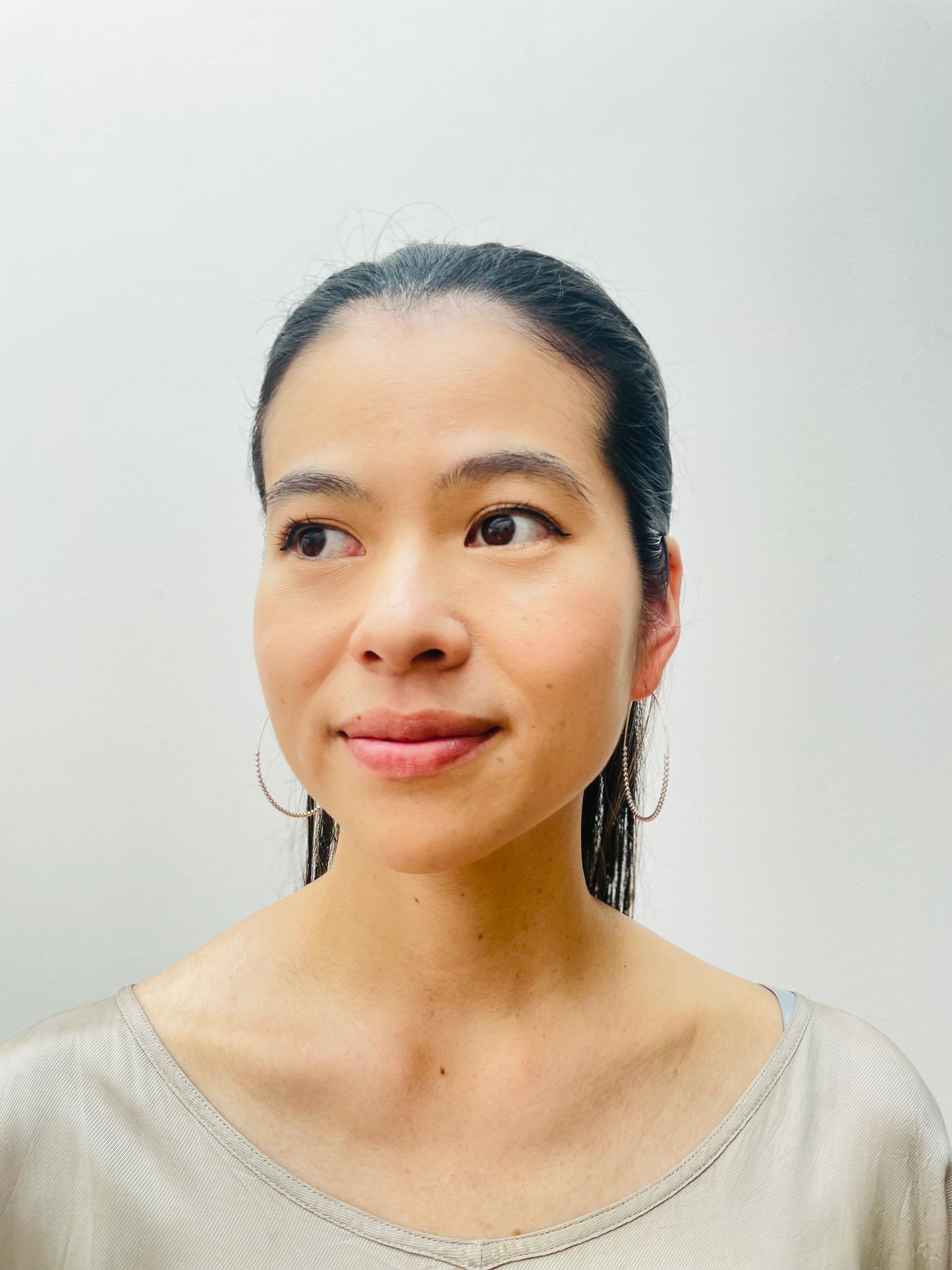 puchipuchi Hoop Earrings (Pair) Large / Silver