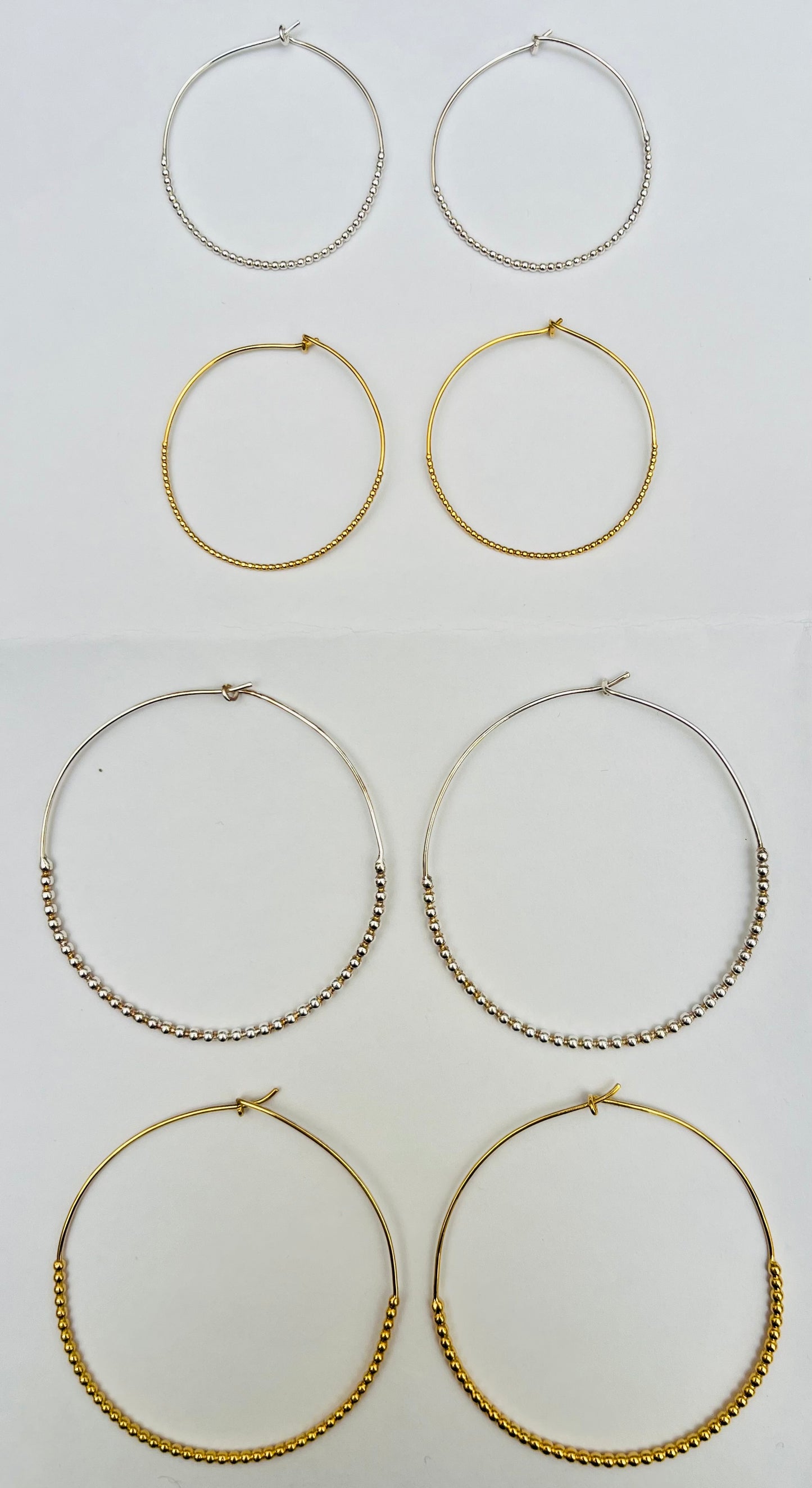 puchipuchi Hoop Pair Large / 18ct Gold Vermeil