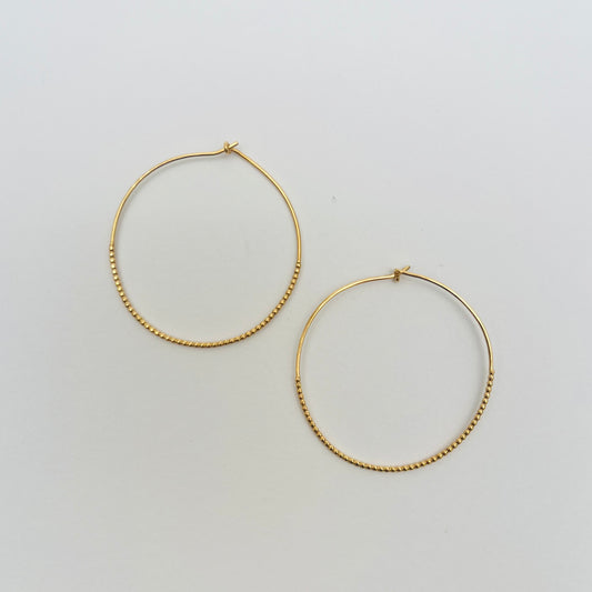 puchipuchi Hoop Earrings (Pair) Small / 18ct Gold Vermeil