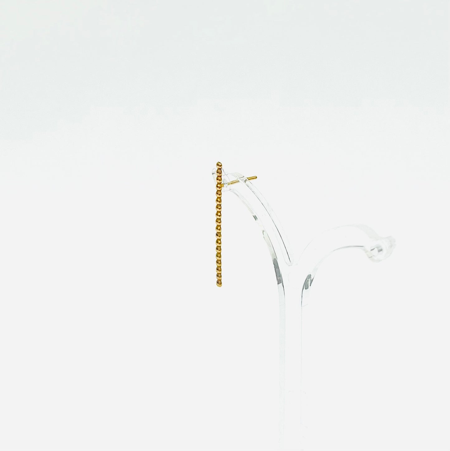 sasasa Long Stick Single Stud Earring / 18ct Gold Vermeil