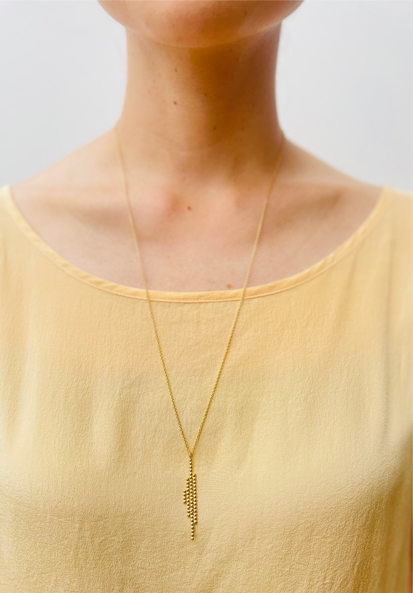 sasasa 4 Sticks Long Necklace / 18ct Gold Vermeil